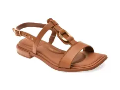 Sandale CLARKS maro, ARIASLI, din piele naturala imagine