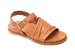 Sandale CORASOL maro, 302623, din piele naturala imagine
