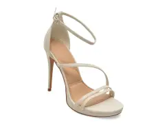Sandale elegante ALDO albe, ODELLA 121, din piele ecologica imagine