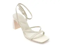 Sandale elegante ALDO albe, STELLARE 121, din piele naturala imagine