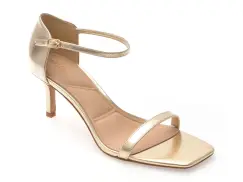 Sandale elegante ALDO aurii, 13967805, din piele ecologica imagine