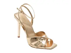 Sandale elegante ALDO aurii, 14213348, din piele ecologica lacuita imagine