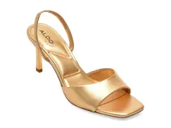 Sandale elegante ALDO aurii, 14295887, din piele ecologica imagine