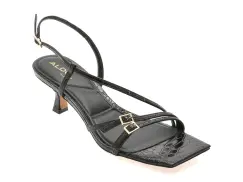 Sandale elegante ALDO negre, 13966717, din piele ecologica imagine