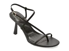 Sandale elegante ALDO negre, 14298278, din piele naturala imagine