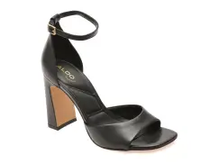 Sandale elegante ALDO negre, 14344610, din piele naturala imagine