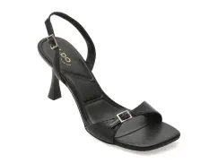 Sandale elegante ALDO negre, FARLIE 001, din piele ecologica imagine
