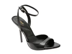 Sandale elegante ALDO negre, FOREVER MORE 001, din piele naturala imagine