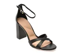 Sandale elegante ALDO negre, MELODIE 001, din piele naturala imagine