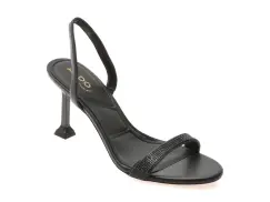 Sandale elegante ALDO negre, RADIANCE 001, din piele ecologica imagine