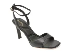 Sandale elegante ALDO negre, SAKE 001, din piele naturala imagine