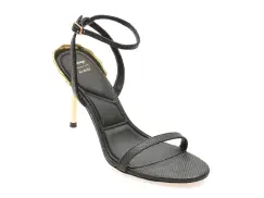 Sandale elegante ALDO negre, URSULAHEEL 001, din material textil imagine