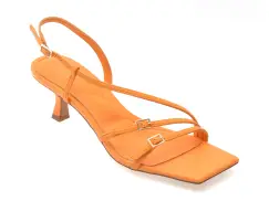 Sandale elegante ALDO portocalii, HARLIE 810, din piele ecologica imagine