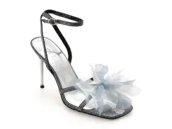 Sandale elegante EPICA albastre, L162, din material textil imagine