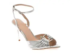 Sandale elegante EPICA argintii, 3Y117, din piele naturala imagine