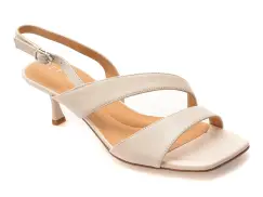 Sandale elegante EPICA bej, E417560, din piele naturala imagine