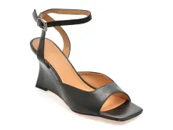 Sandale elegante EPICA negre, 4H1018, din piele naturala imagine