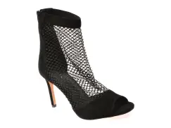 Sandale elegante EPICA negre, EFL961, din piele intoarsa imagine