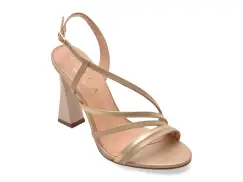 Sandale elegante EPICA nude, 1007835, din piele naturala imagine