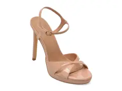 Sandale elegante EPICA nude, 999, din piele ecologica lacuita imagine