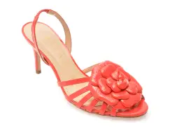 Sandale elegante EPICA rosii, 2538002, din piele naturala lacuita imagine