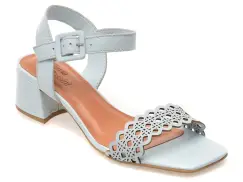 Sandale elegante FLAVIA PASSINI albastre, 374002, din piele naturala imagine