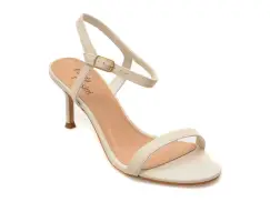 Sandale elegante FLAVIA PASSINI albe, 373402, din piele naturala imagine