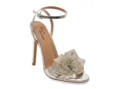 Sandale elegante FLAVIA PASSINI argintii, 966, din piele ecologica imagine