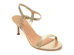 Sandale elegante FLAVIA PASSINI aurii, 373402, din piele naturala imagine