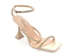 Sandale elegante FLAVIA PASSINI aurii, V1838, din piele naturala imagine