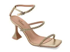 Sandale elegante FLAVIA PASSINI aurii, V1838, din piele naturala imagine