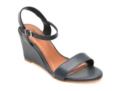 Sandale elegante FLAVIA PASSINI bleumarin, 375021, din piele naturala imagine