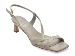 Sandale elegante FLAVIA PASSINI gri, H5590, din piele naturala imagine