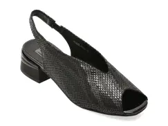 Sandale elegante FLAVIA PASSINI negre, 1325G13, din piele intoarsa imagine