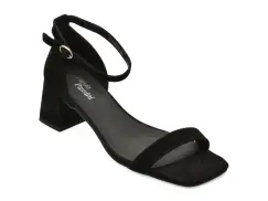Sandale elegante FLAVIA PASSINI negre, A219, din piele intoarsa imagine
