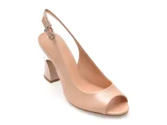 Sandale elegante FLAVIA PASSINI nude, 6446869, din piele naturala imagine