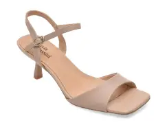Sandale elegante FLAVIA PASSINI nude, X642, din piele naturala imagine