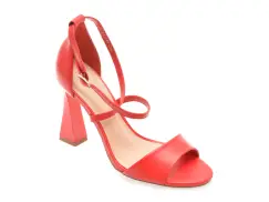 Sandale elegante FLAVIA PASSINI rosii, 1162835, din piele naturala imagine