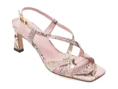 Sandale elegante FLAVIA PASSINI roz, 1153818, din piele naturala imagine