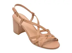 Sandale elegante GEOX maro, D55YZB, din piele naturala imagine