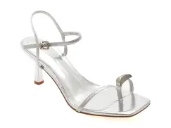 Sandale elegante GRYXX argintii, 5430, din piele naturala imagine