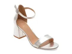 Sandale EPICA argintii, 922, din piele naturala lacuita imagine