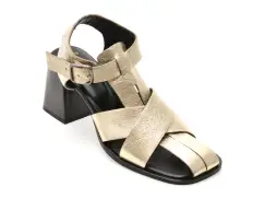 Sandale EPICA aurii, 3352, din piele naturala imagine