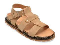 Sandale EPICA bej, 3432618, din piele intoarsa imagine