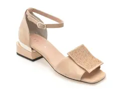 Sandale EPICA bej, 441948, din piele intoarsa imagine