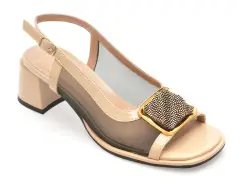 Sandale EPICA bej, 6020250, din material textil imagine