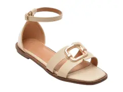 Sandale EPICA bej, 82988, din piele ecologica imagine