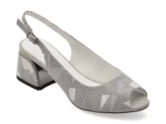 Sandale EPICA gri, JI60052, din piele intoarsa imagine