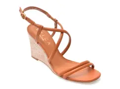 Sandale EPICA maro, 1153237, din piele naturala imagine