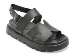 Sandale EPICA negre, 1157D32, din piele naturala imagine